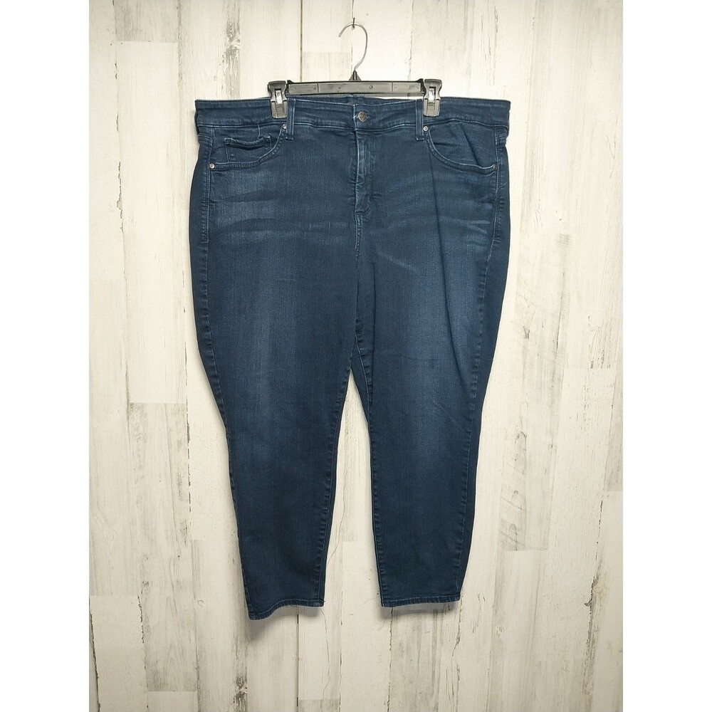 NYDJ AMI Skinny Legging Jeans Size 20W Dark Wash Lift x Tuck